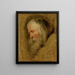 Studie des Kopfes von Caspar, dem ältesten Magier - Schule von Peter Paul Rubens — gerahmtes Bild an der Wand