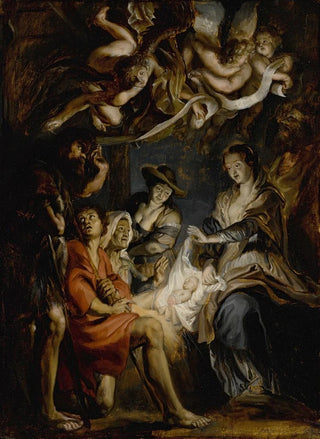 Follower of Peter Paul Rubens - The Adoration Of The Shepherds.webp