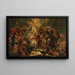 Die Tod von Decius Mus in einer Schlacht gegen die Latin - Schule von Peter Paul Rubens — gerahmtes Bild an der Wand