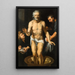 Die Tod des Seneca - Schule von Peter Paul Rubens — gerahmtes Bild an der Wand