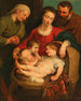 Die Heilige Familie mit der heiligen Elisabeth und dem heiligen Johannesknaben - Schule von Peter Paul Rubens — Ansicht des Kunstwerks