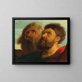 Follower of Peter Paul Rubens - Two Male Heads.webp