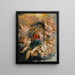 Jungfrau mit Kind mit Putten - Schule von Peter Paul Rubens — gerahmtes Bild an der Wand