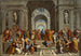 L'École d'Athènes - Schule von Raphael — Ansicht des Kunstwerks