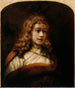 Buste eines jungen Mannes - Schule von Rembrandt van Rijn — Ansicht des Kunstwerks