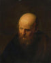 Kopf eines alten Mannes - Schule von Rembrandt van Rijn — Ansicht des Kunstwerks