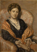 Portrait von Mlle Iza Duffus Hardy - Ford Madox Brown — Ansicht des Kunstwerks
