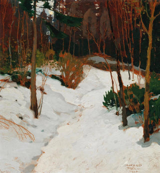Forêt d'hiver - Alfred Poell