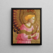Engel Verkündiger - Fra Angelico — gerahmtes Bild an der Wand