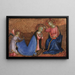 Krönung der Jungfrau - Fra Angelico — gerahmtes Bild an der Wand