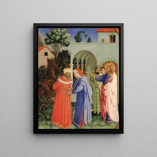 Fra Angelico - The Apostle Saint James the Greater Freeing the Magician Hermogenes.webp