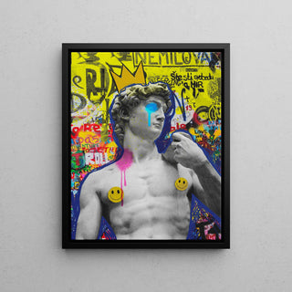 Street Art Gemälde - David Punk Pop