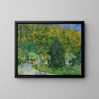 Ein Weg in einem öffentlichen Garten in Arles - Vincent Van Gogh