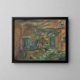 Frances Hodgkins - Purbeck courtyard early afternoon.webp