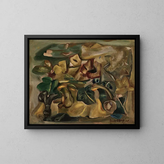 Stillleben-Gemälde - Frances Hodgkins — gerahmtes Bild an der Wand