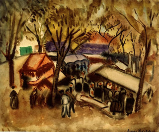 Die Meeresbucht - Frances Hodgkins — Ansicht des Kunstwerks