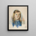 Die blonde Mädchen - Frances Hodgkins — gerahmtes Bild an der Wand