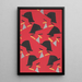 Design textile ohne Titel Nr. II - Frances Hodgkins — gerahmtes Bild an der Wand