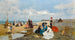 Nachmittag am Strand - Francesc Miralles i Galaup — Ansicht des Kunstwerks