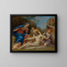 Lamentation avec la Vierge, saint Jean et des anges - Francesco Albani — gerahmtes Bild an der Wand