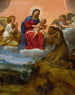 Die Jungfrau mit Kind verehrt von Sankt Franziskus - Francesco Albani — Ansicht des Kunstwerks
