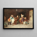 Die Diebe - Francesco Bergamini — gerahmtes Bild an der Wand
