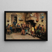 L'institutrice - Francesco Bergamini — gerahmtes Bild an der Wand