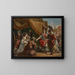 Familie Darius vor Alexander - Francesco Fontebasso — gerahmtes Bild an der Wand