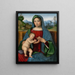 Jungfrau mit Kind La Madone Gambaro - Francesco Francia — gerahmtes Bild an der Wand