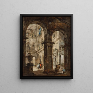 Francesco Guardi - An architectural capriccio.webp