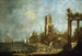 Caprice eines Hafens - Francesco Guardi — Ansicht des Kunstwerks