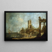 Caprice eines Hafens - Francesco Guardi — gerahmtes Bild an der Wand