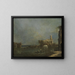 Lagune bei Venedig - Francesco Guardi — gerahmtes Bild an der Wand
