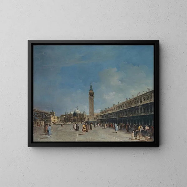 Place Saint-Marc - Francesco Guardi — gerahmtes Bild an der Wand