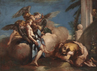 Die Engel erscheinen Abraham - Francesco Guardi — Ansicht des Kunstwerks