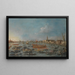 Der Festival des Bucintoro in Venedig - Francesco Guardi — gerahmtes Bild an der Wand