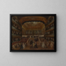 L'intérieur du Teatro San Benedetto à Venise lors du bal de 1782 en l'honneur des Conti del Nord - Francesco Guardi — gerahmtes Bild an der Wand