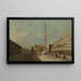 von Francesco Guardi | Gemälde Venedig Blick auf die Piazza San Marco nach Osten in Richtung Basilika — gerahmtes Bild an der Wand