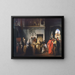Der Rückzug der beiden Foscari - Francesco Hayez — gerahmtes Bild an der Wand