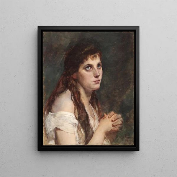 Francesco Hayez - Mdchen mit gefalteten Hnden.webp