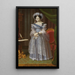 Portrait von Maria Cristina de Bourbon - Francesco Marabotti — gerahmtes Bild an der Wand