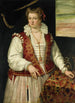 Portrait einer Frau mit einem Eichhörnchen - Francesco Montemezzano — Ansicht des Kunstwerks