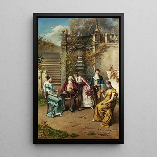 Francesco Peluso - Hfische Gesellschaft am Parkbrunnen.webp