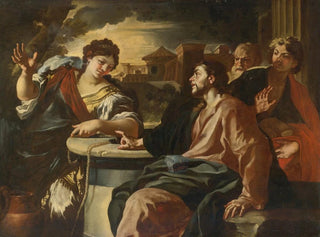 Der Christus und die Samariterin - Francesco Solimena — Ansicht des Kunstwerks