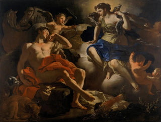 Diane und Endymion - Francesco Solimena — Ansicht des Kunstwerks
