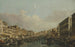 Le Grand Canal avec le pont du Rialto depuis le sud - Francesco Tironi — Ansicht des Kunstwerks