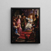 Der Christus vor Kaiphas - Francesco Trevisani — gerahmtes Bild an der Wand