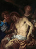 Der todes Christus, gestützt von Engeln - Francesco Trevisani — Ansicht des Kunstwerks