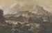 Flusslandschaft mit Bergen und Badenden - Francesco Zuccarelli — Ansicht des Kunstwerks