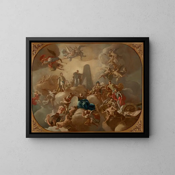 Gloire à un prince - Francesco de Mura — gerahmtes Bild an der Wand